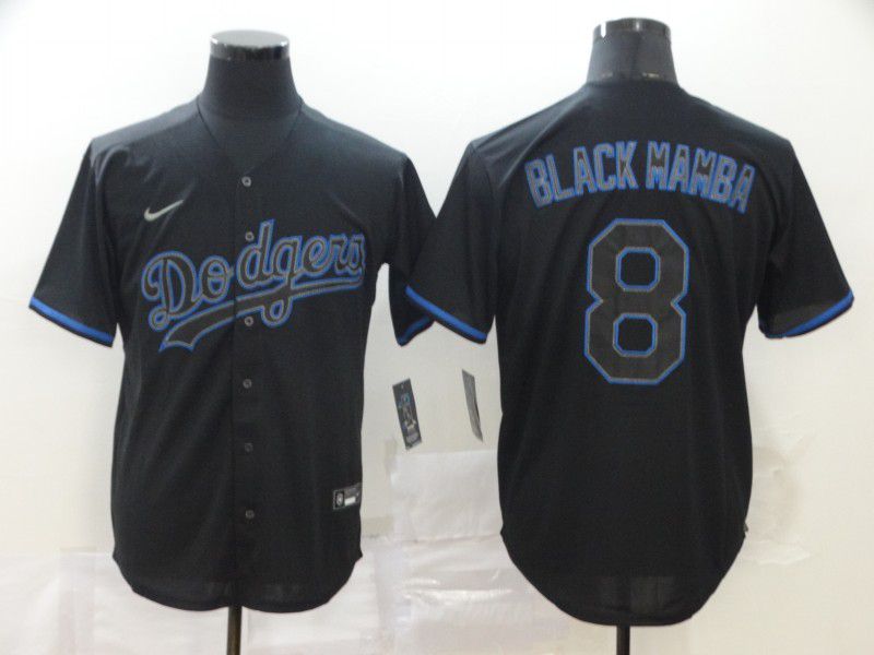 Men Los Angeles Dodgers #8 Black mamba Black Nike Game MLB Jerseys->houston astros->MLB Jersey